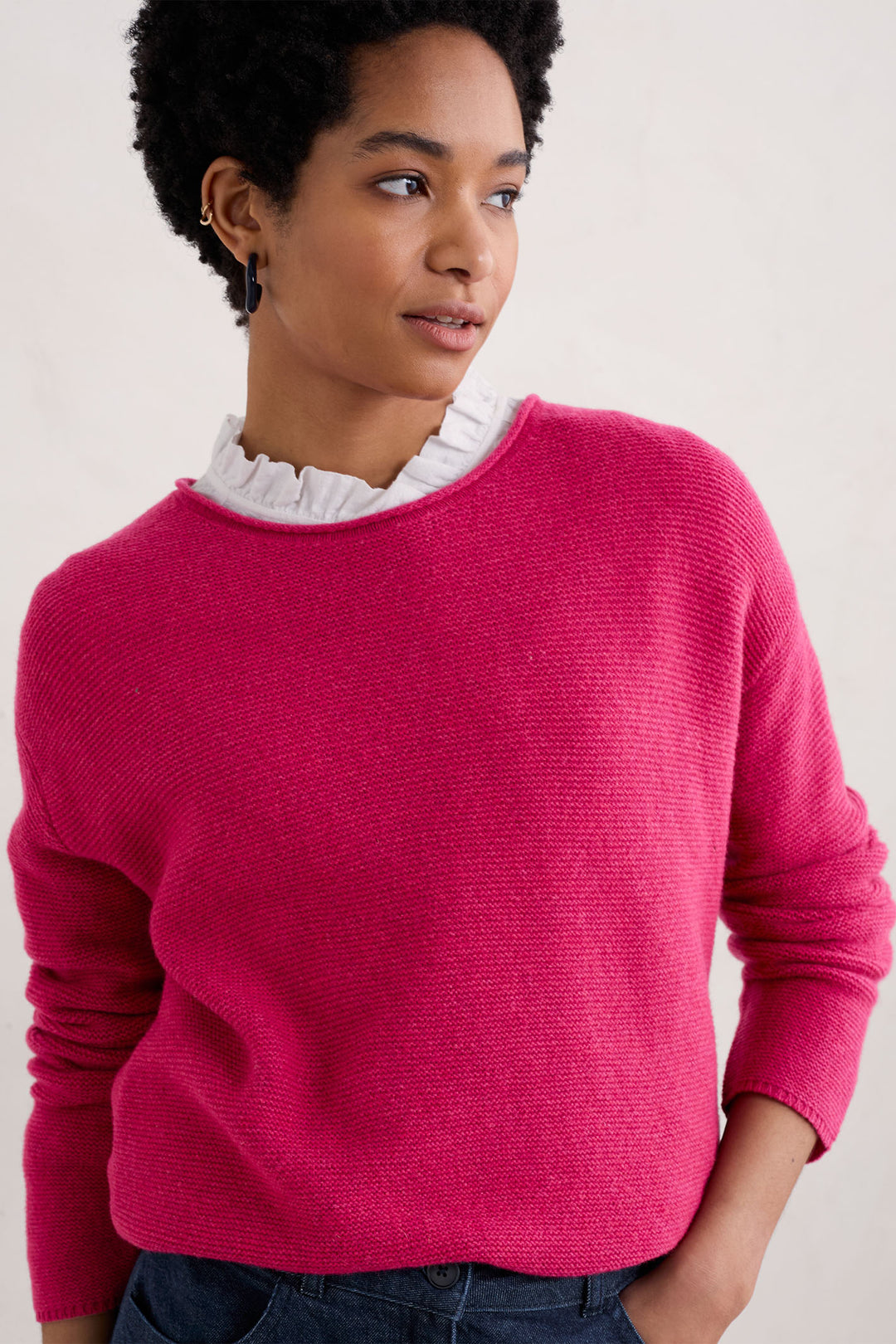 Seasalt Fruity Jumper II Coulis Pink B-WM27448-34161 - Shirley Allum Boutique