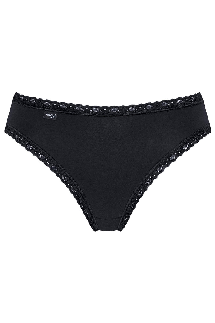 Sloggi 10198237 M014 247 Weekend 3-Pack Black Mix Tai Brief - Shirley Allum Boutique