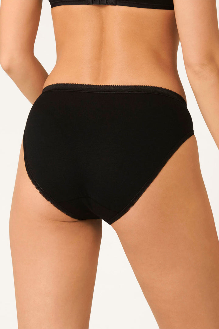 Sloggi Basic+ 3-Pack Tai Briefs Black 10007660 - 0004 - Shirley Allum Boutique