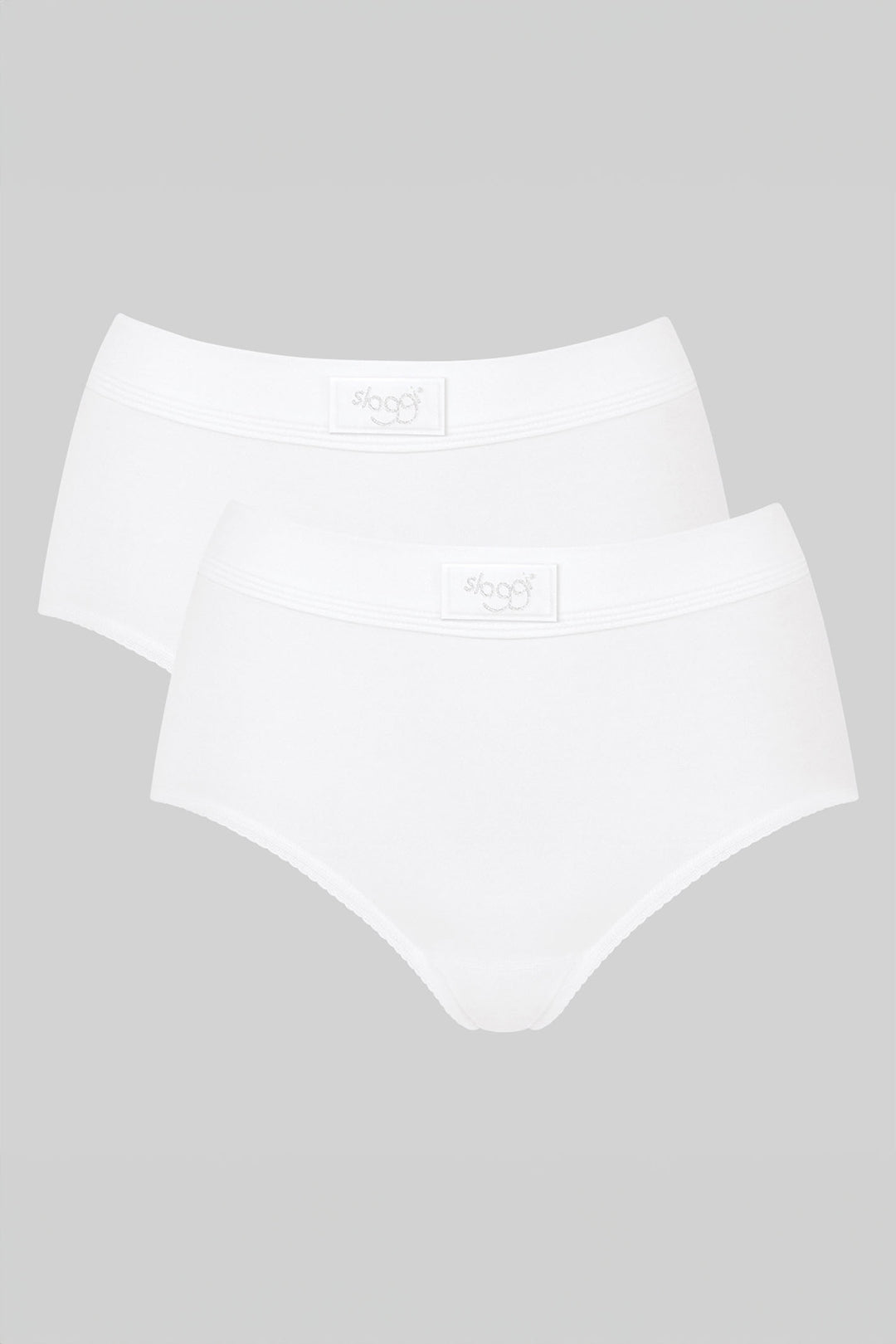 Sloggi Double Comfort Brief Maxi White 2 Pack 10213273 0003 - Shirley Allum Boutique