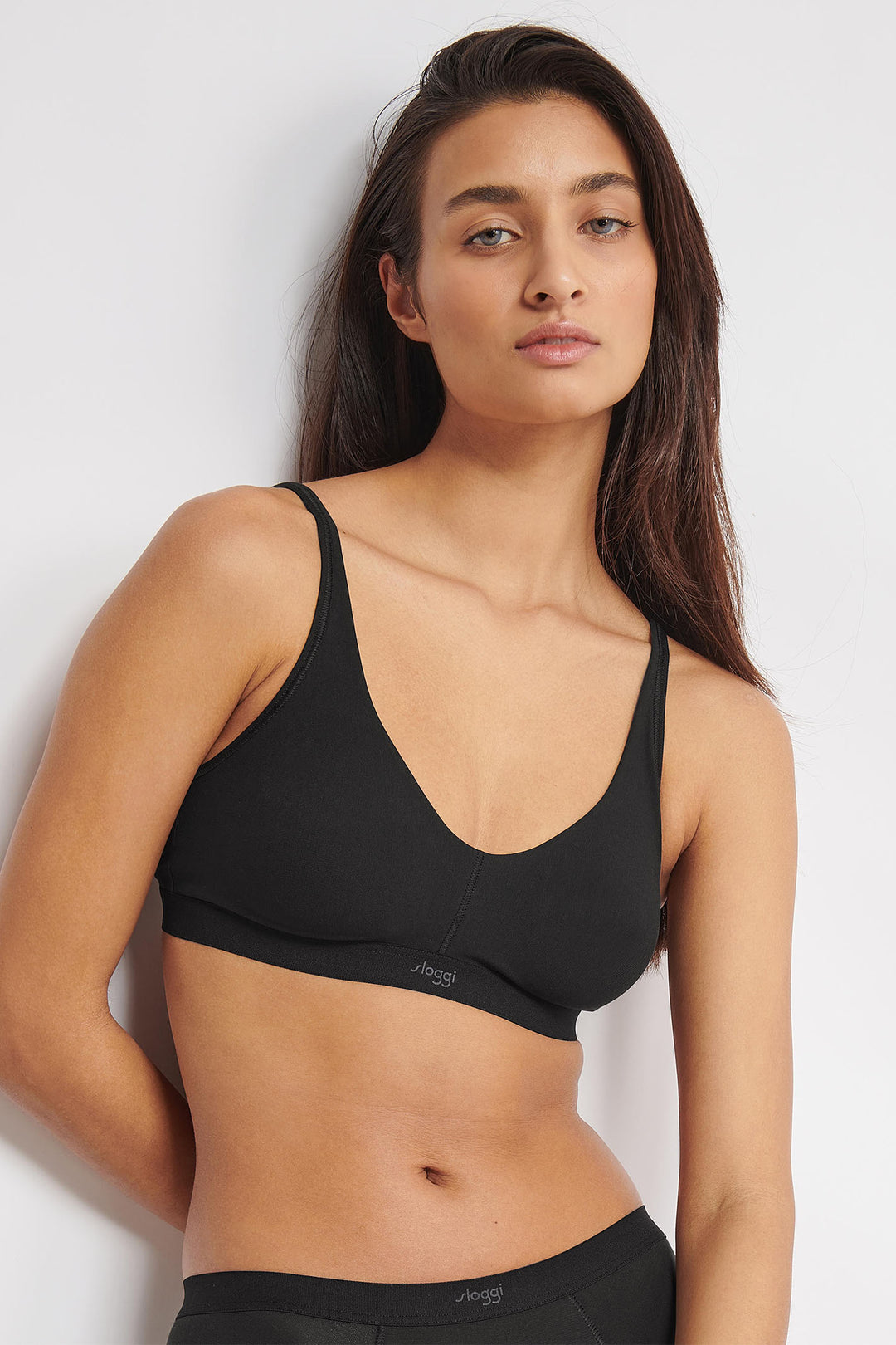 Sloggi Ever Ease Soft Bra Black 10219673 0004 - Shirley Allum Boutique