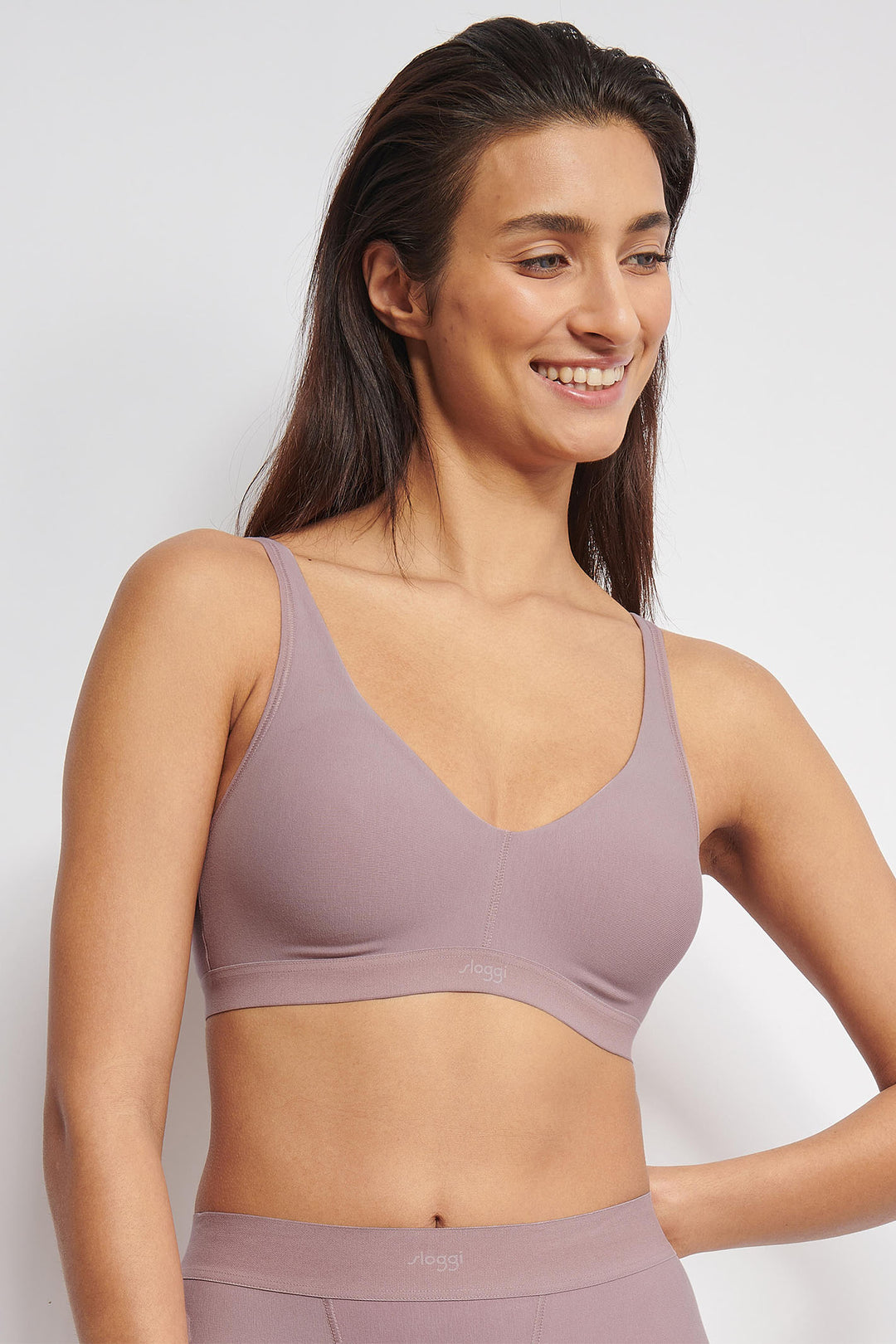 Sloggi Ever Ease Soft Bra Foggy Mauve 10219673 6116 - Shirley Allum Boutique