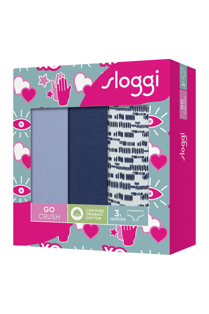 Sloggi Go Crush Hipster Multiple Colours 3 Pack 10219671 V003 - Shirley Allum Boutique