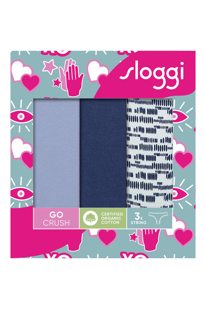 Sloggi Go Crush String Multiple Colours 3-Pack 10219704 V003 - Shirley Allum Boutique