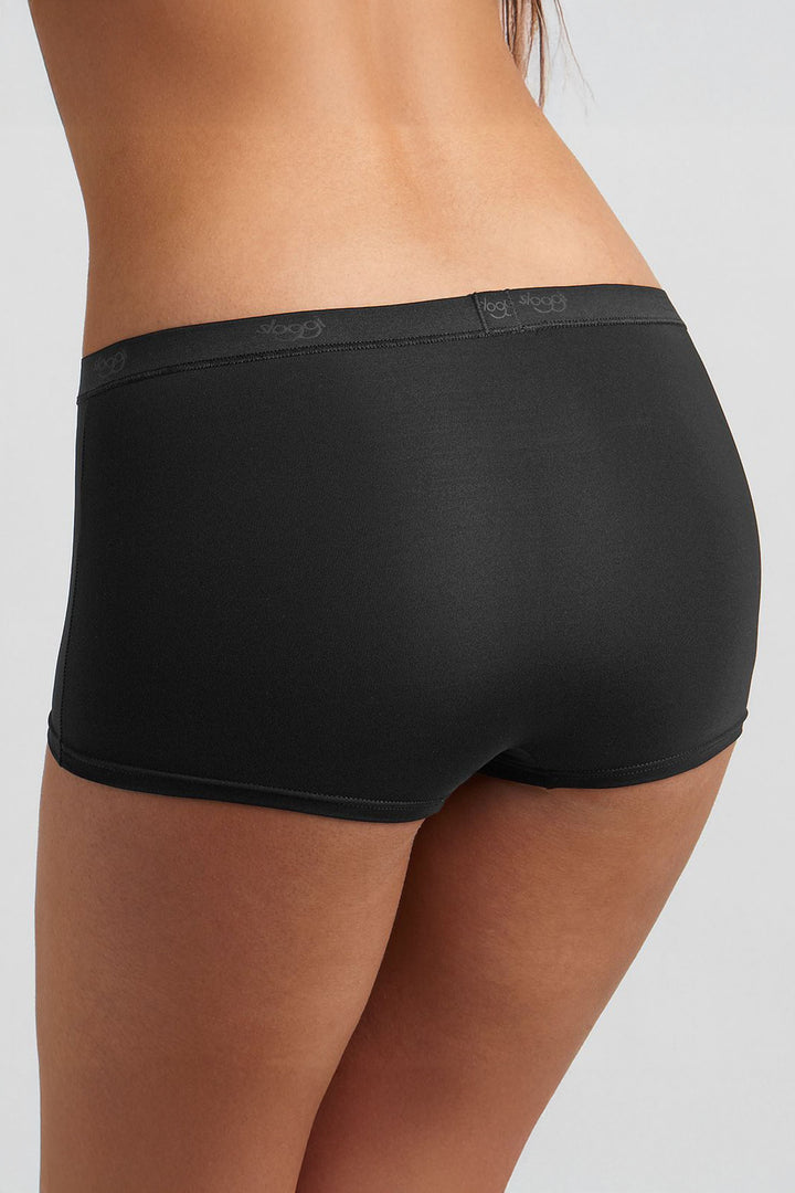 Sloggi Sensual Fresh Short Brief Black 10092847 0004 - Shirley Allum Boutique