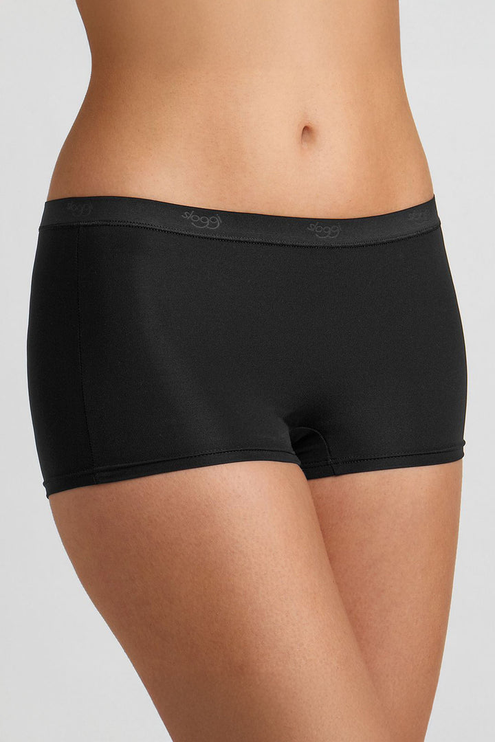 Sloggi Sensual Fresh Short Brief Black 10092847 0004 - Shirley Allum Boutique