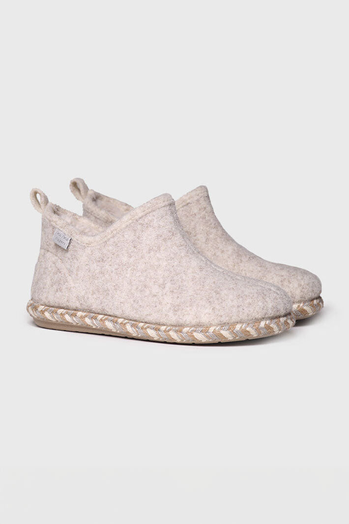 Toni Pons Duna-FP Slipper Ecru - Shirley Allum Boutique