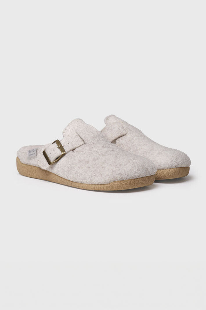 Toni Pons Mima-FP Slipper Ecru - Shirley Allum Boutque