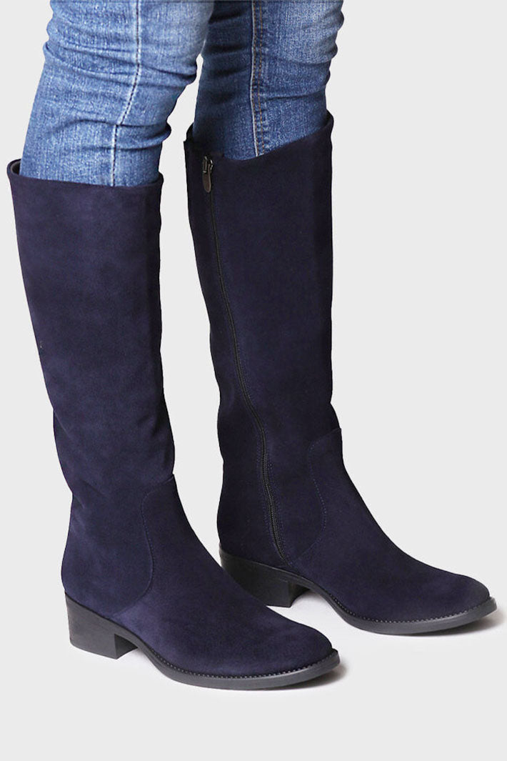 Toni Pons Tirol-SY Boots Navy Suede - Shirley Allum Boutique