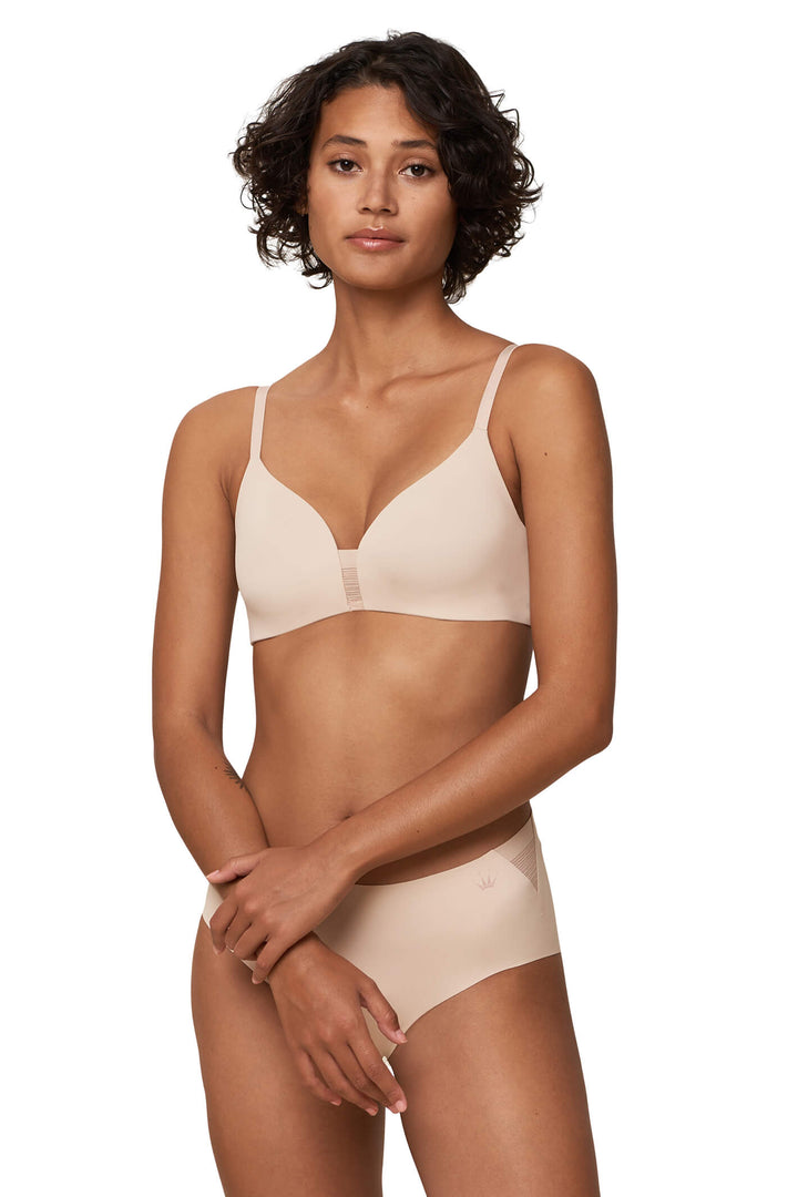 Triumph 10213788 7747 Soft Praline Flex Smart Padded Bra - Shirley Allum Boutique