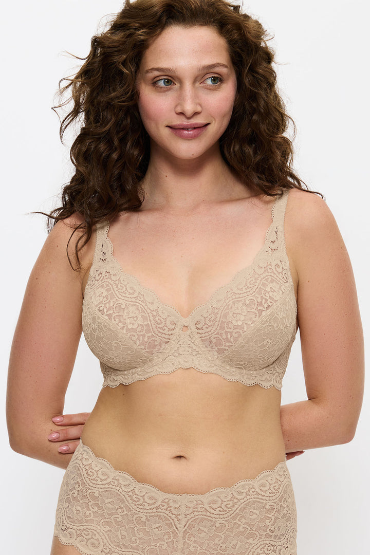 Triumph Amourette Bra W Skin 10209574 0026 - Shirley Allum Boutique