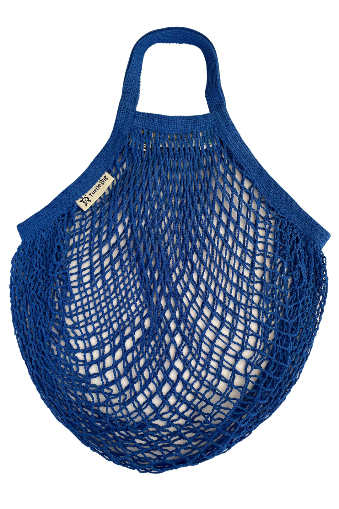 Turtle Bags Bright Blue Short Handled String Shopping Bag - Shirley Allum Boutique