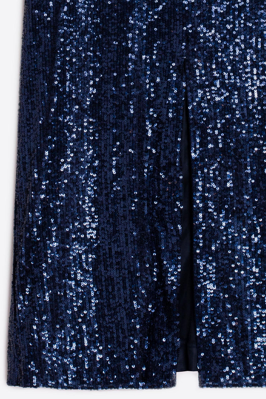 Vilagallo Skirt Navy Sequin 31793 - Shirley Allum Boutique