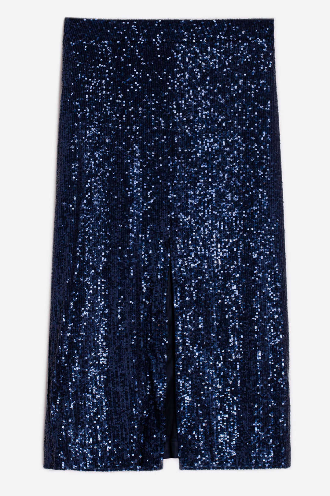 Vilagallo Skirt Navy Sequin 31793 - Shirley Allum Boutique