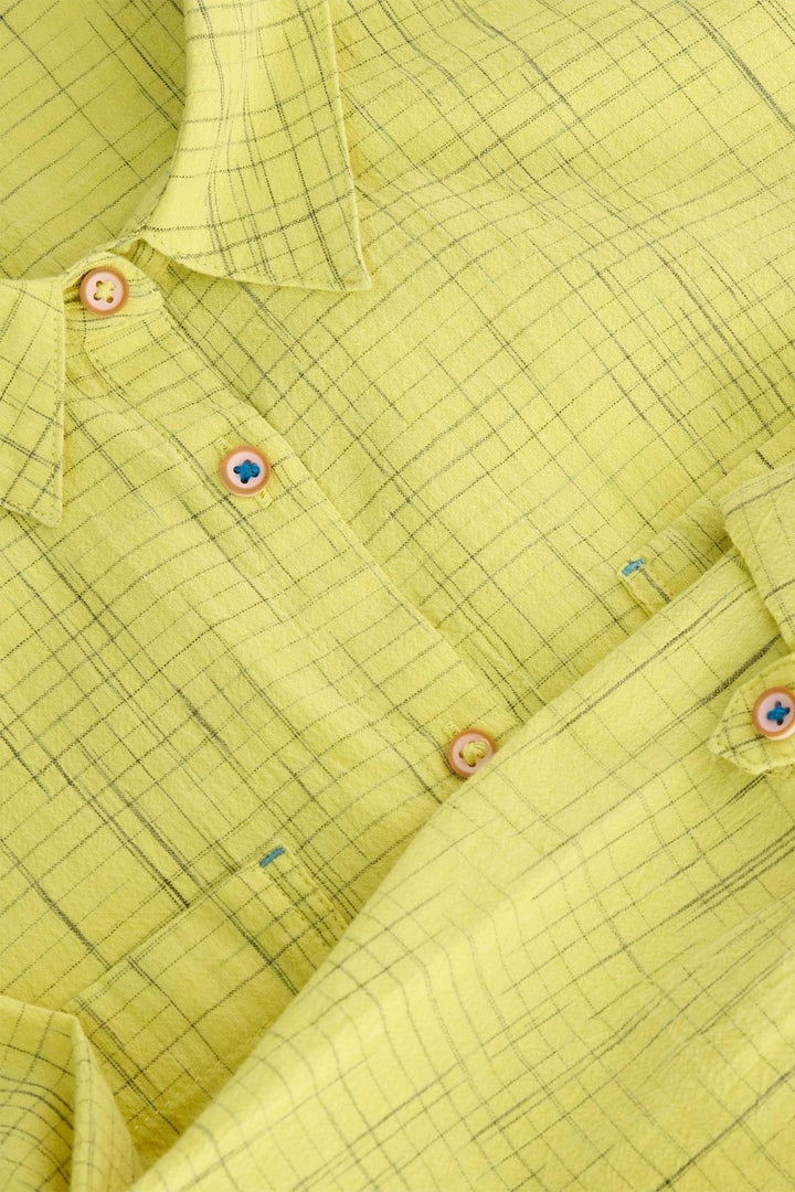 White Stuff Shirt Sophie Organic Cotton Yellow Multi 442783 FAD148 - Shirley Allum Boutique