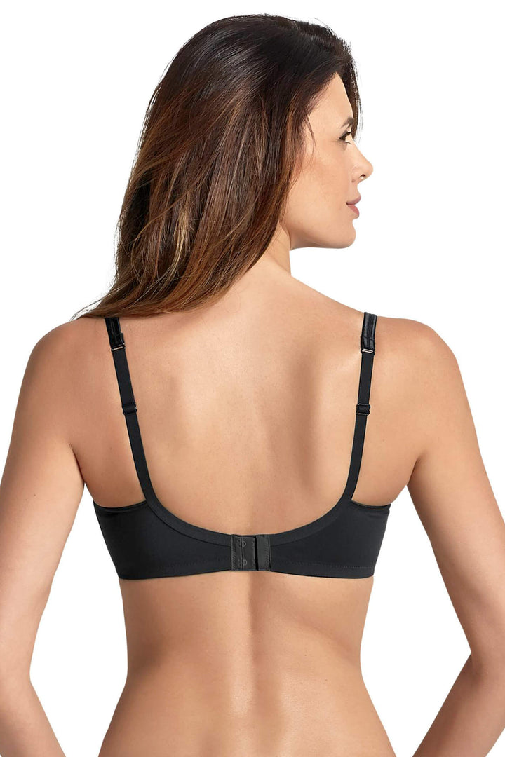 Anita Care 5706X-001 Tonya Black Padded Wire-Free Post Mastectomy Bra - Shirley Allum Boutique