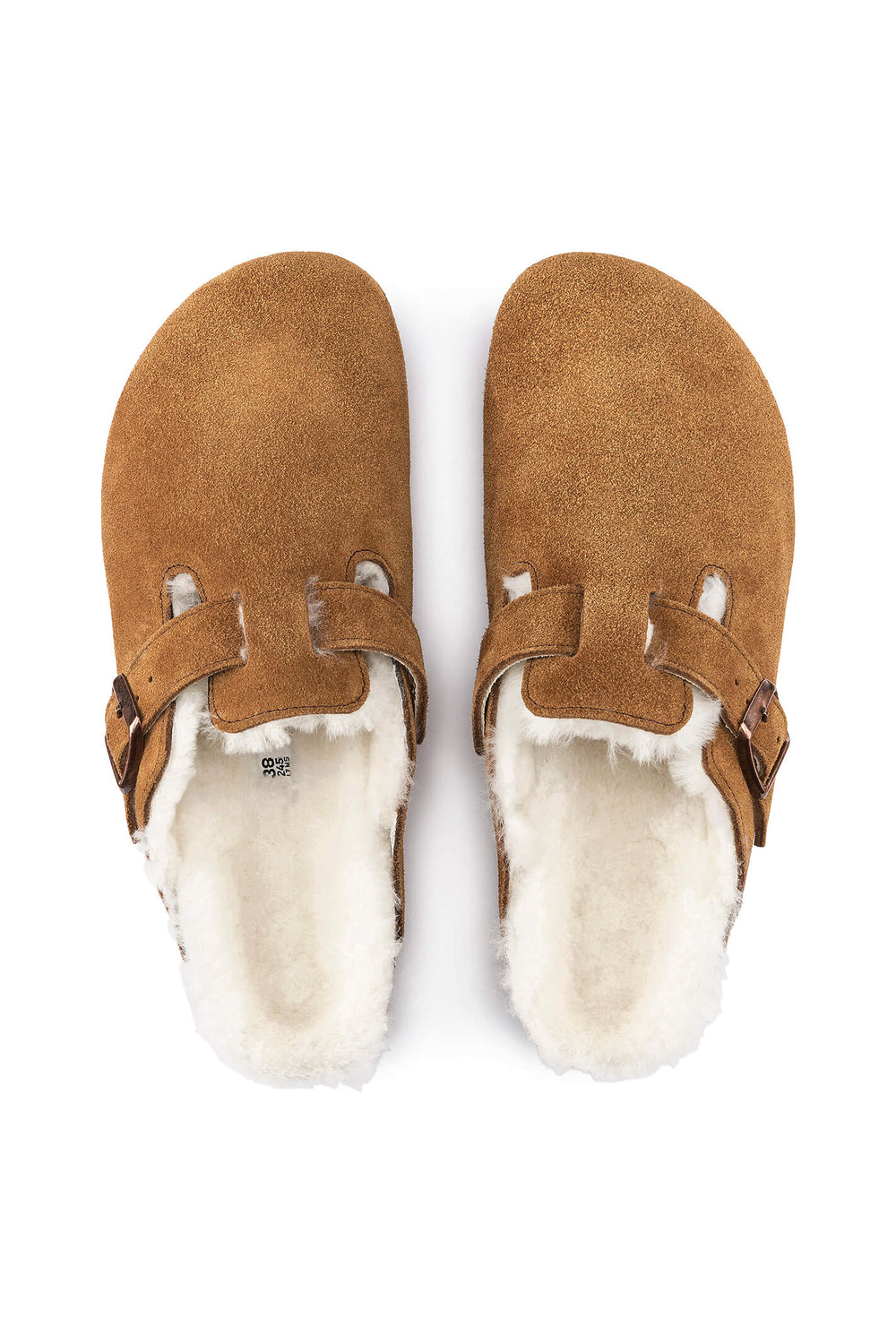 Birkenstock Boston 1001140 Shearling Mink Regular Fit Slipper - Shirley Allum Boutique