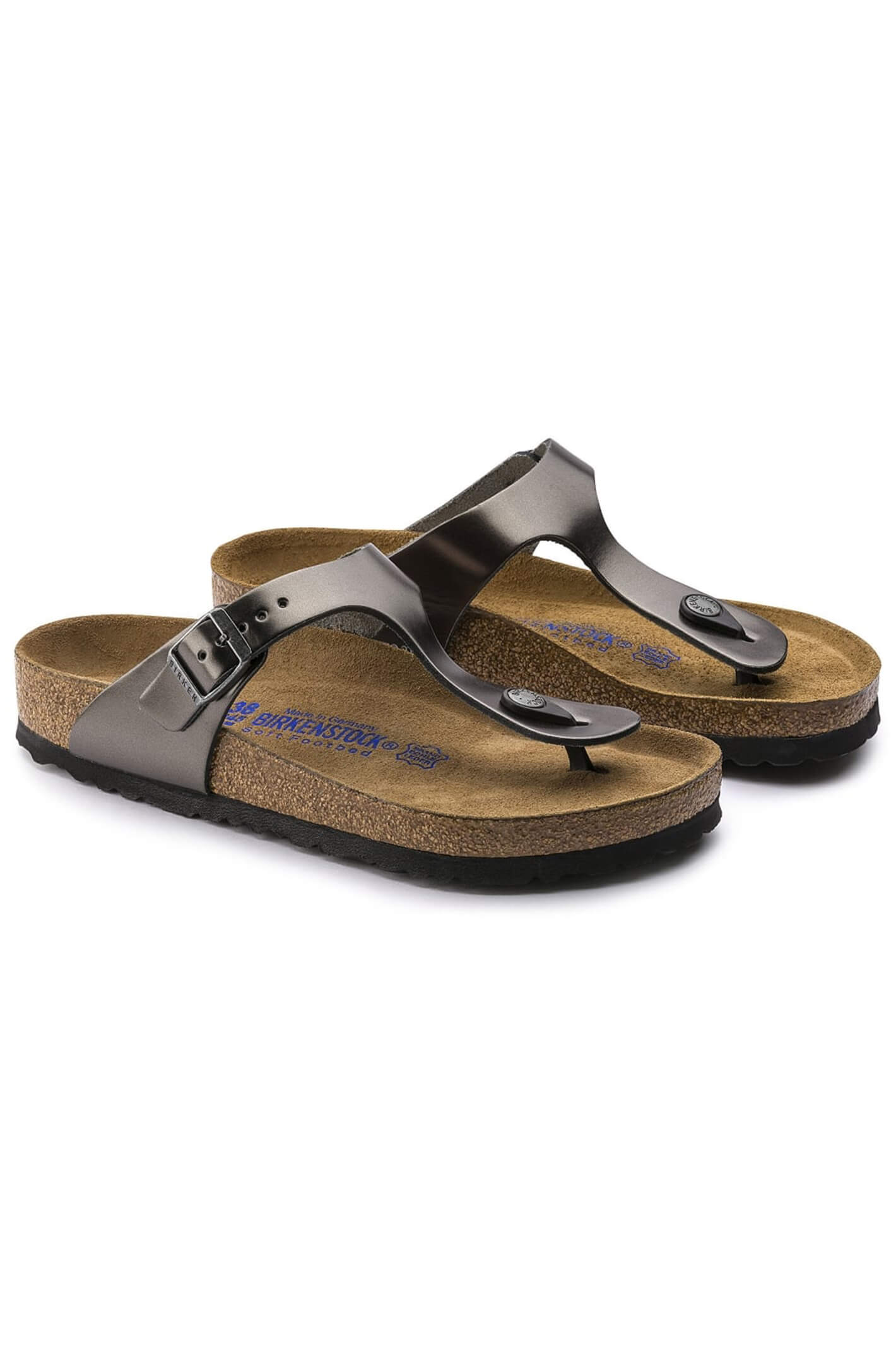 Birkenstock Gizeh BS 1003676 Metallic Anthracite Regular Fit Sandal