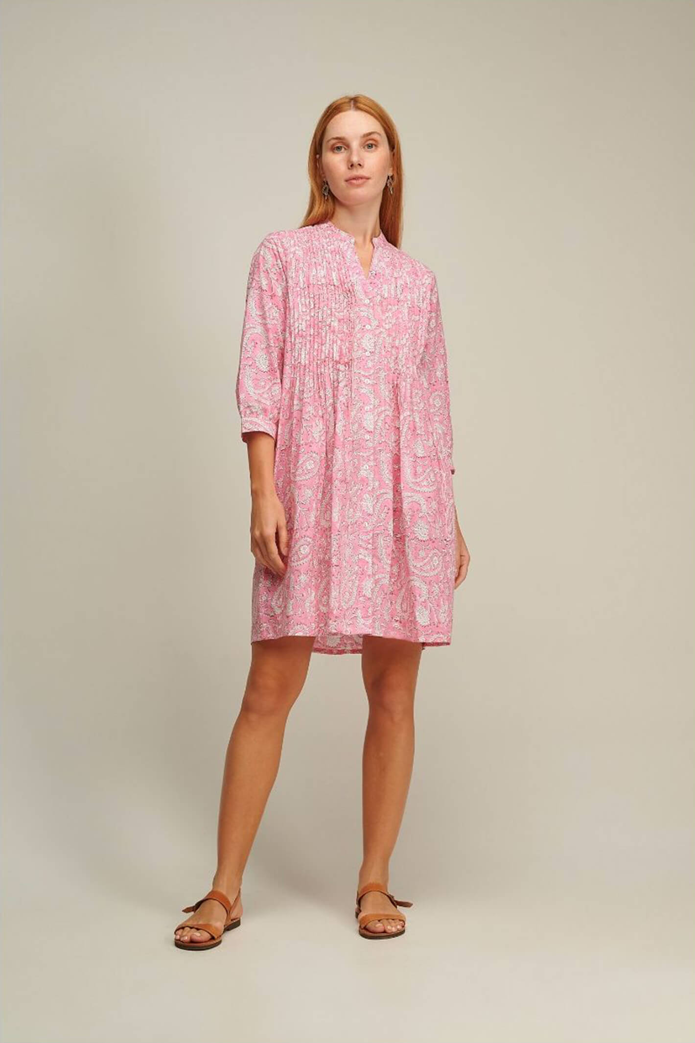 Pink boutique clearance shirt dress