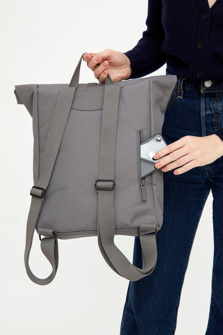 Lefrik Roll Mini Grey Backpack Bag - Shirley Allum Boutique
