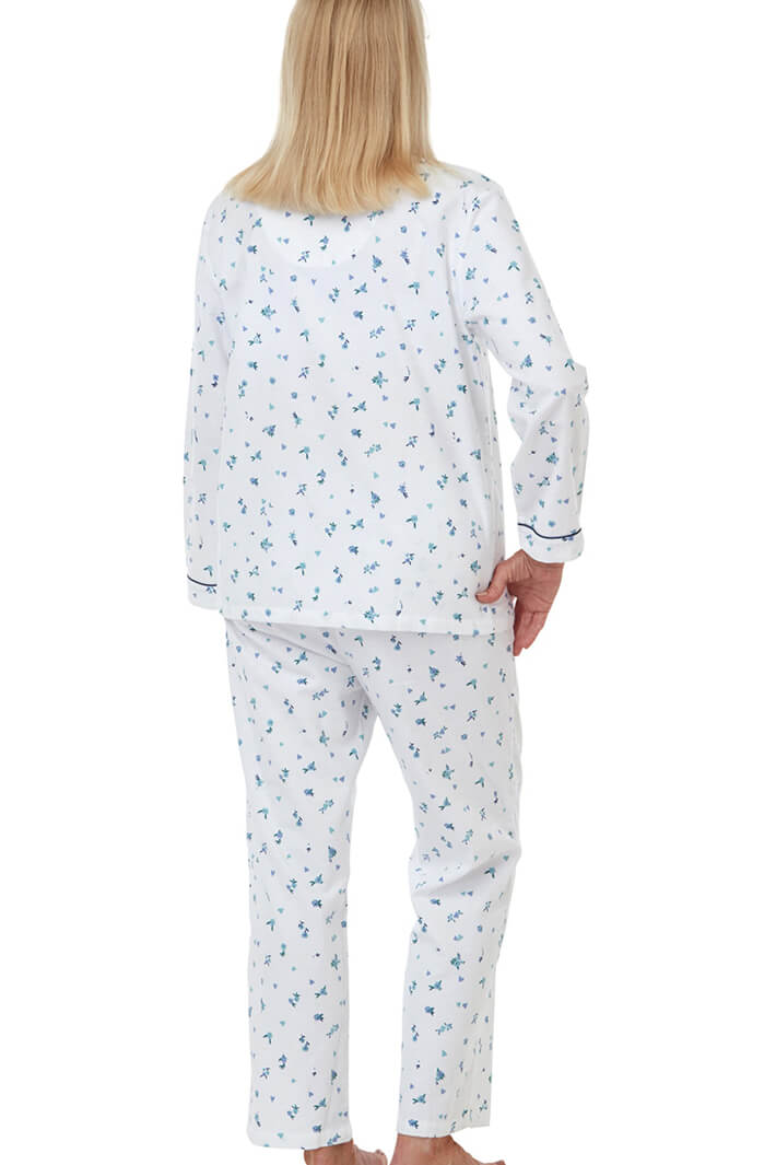 Marlon Ma29474 Blue Floral Sweetheart Pyjama Set - Shirley Allum Boutique