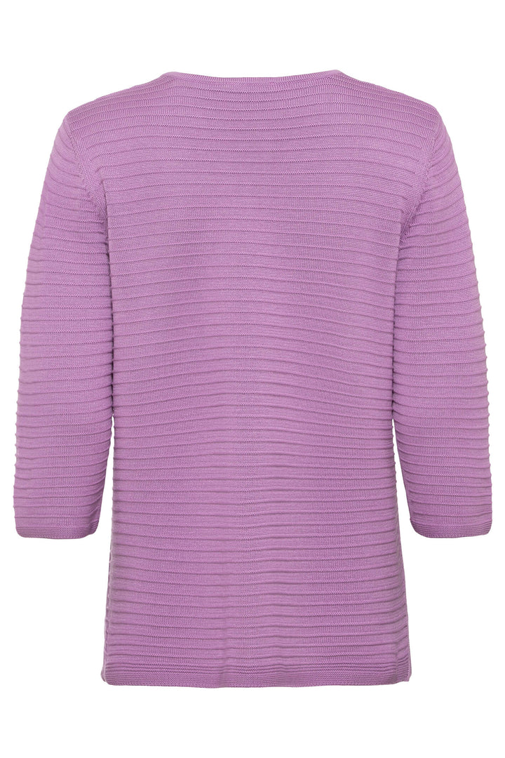 Olsen 11000753 Very Peri Mauve Ribbed Jumper - Shirley Allum Boutique