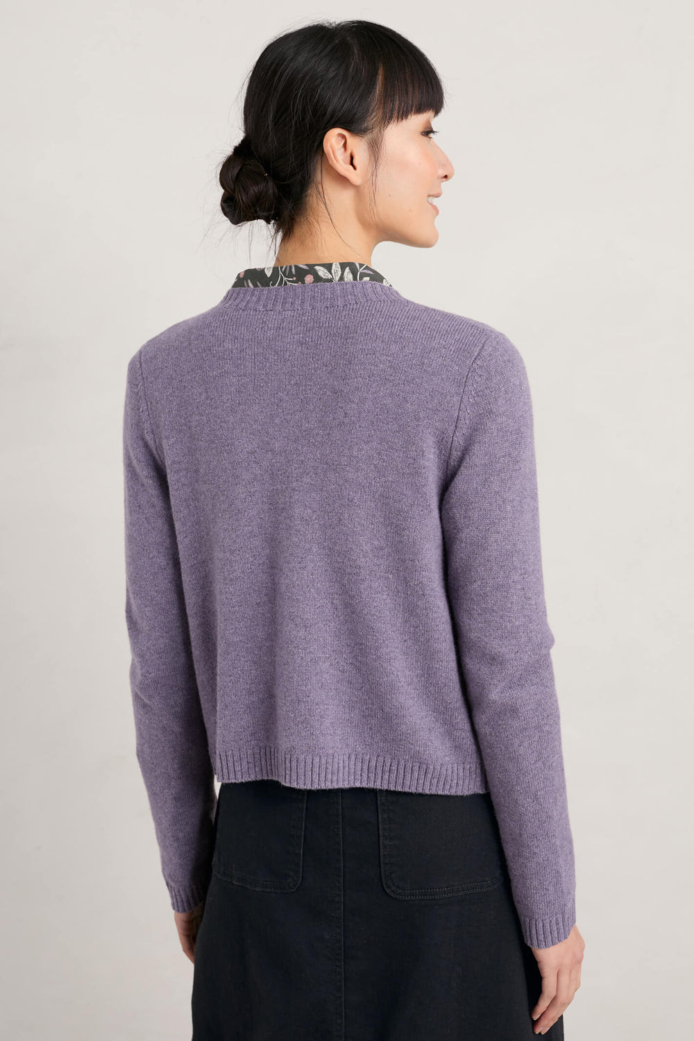 Seasalt Tern Tide Mauve Echium Cardigan - Shirley Allum Boutique