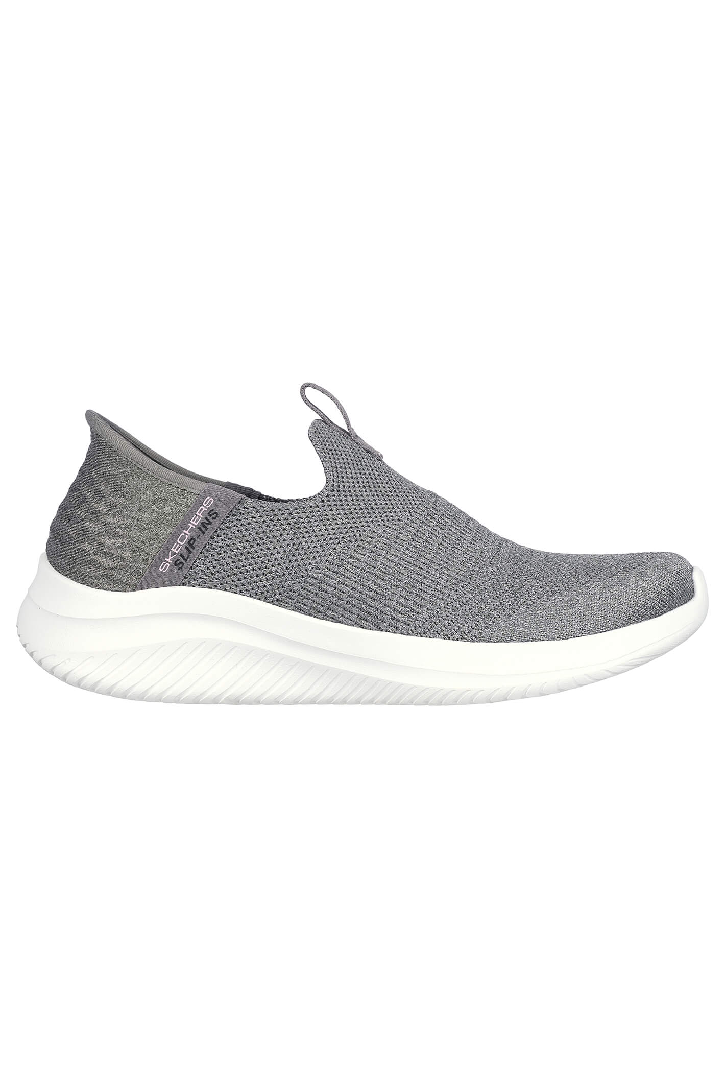 Skechers 149709 Slip Ins Ultra Flex 3.0 Smooth Step Grey Trainer