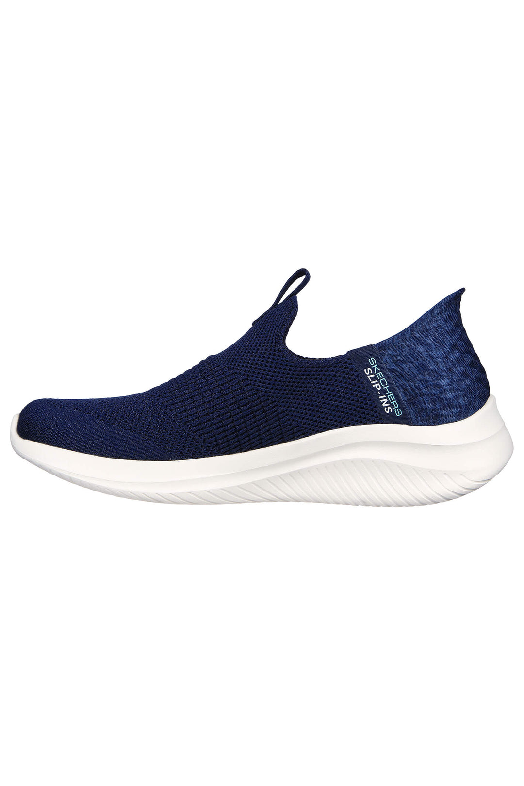 Sketchers Slip-Ins Ultra Flex 3.0-Smooth Step Navy Trainer - Shirley Allum Boutique