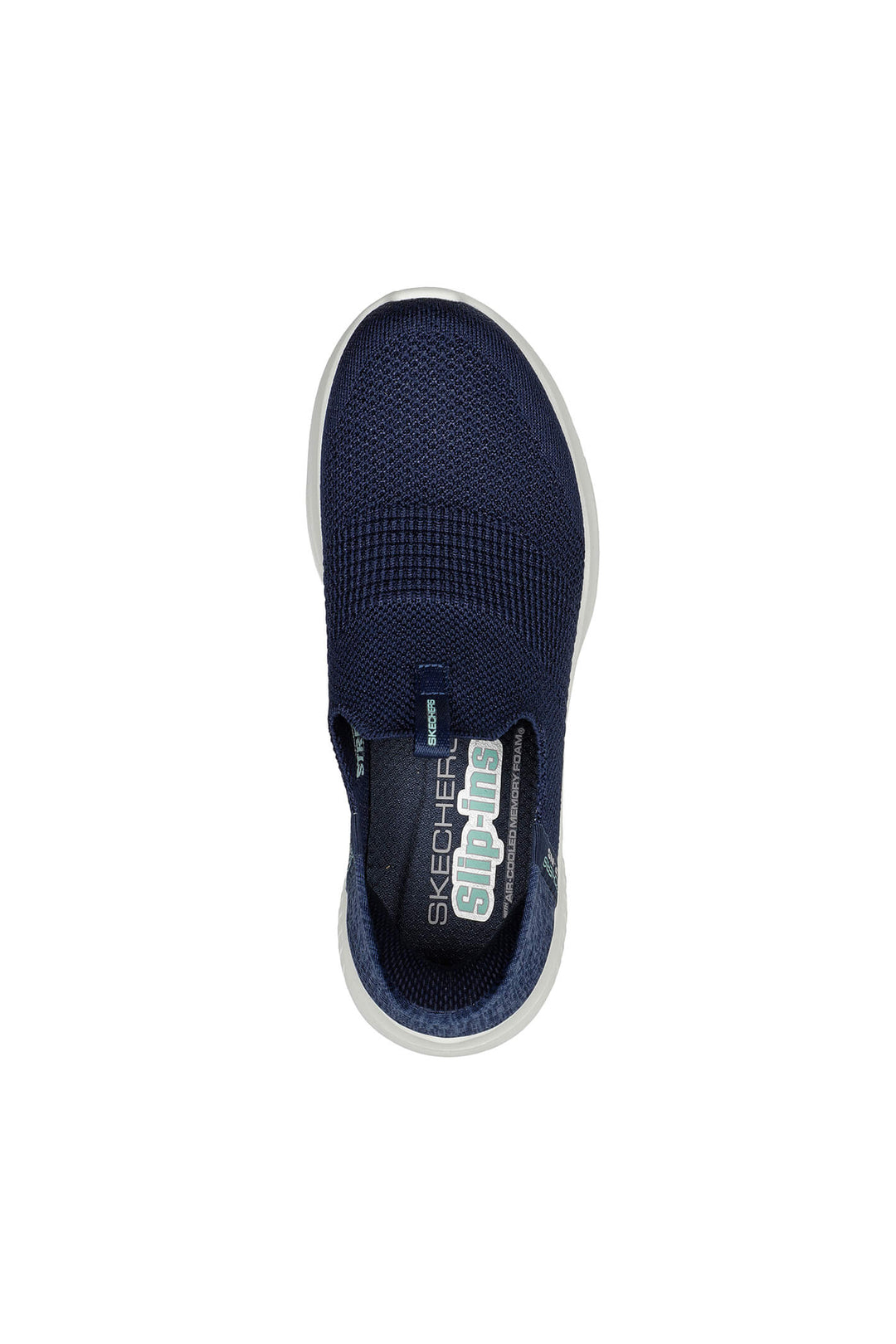 Sketchers Slip-Ins Ultra Flex 3.0-Smooth Step Navy Trainer - Shirley Allum Boutique