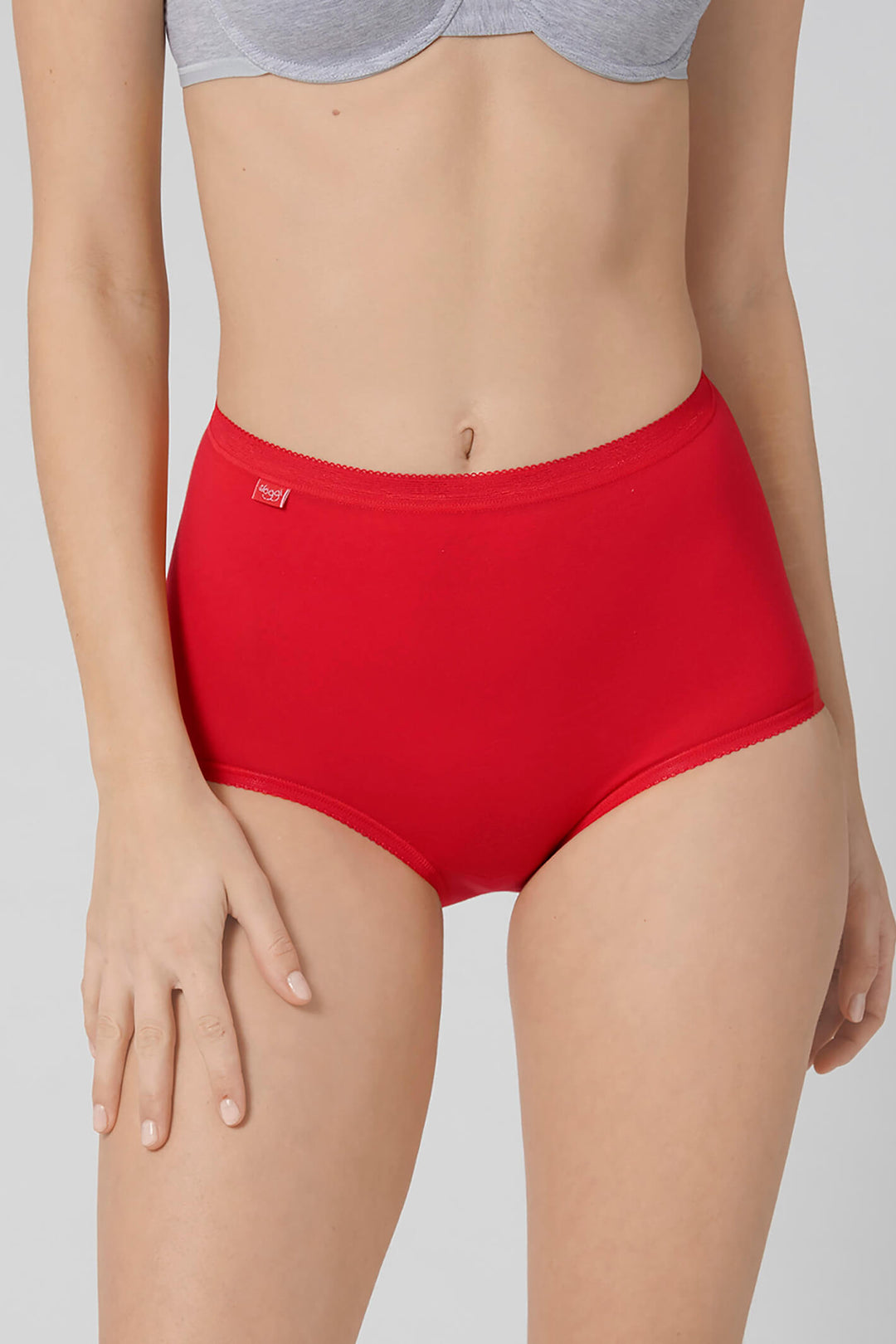 Sloggi Basic+ Red Mix 3-Pack Maxi Briefs 10028378 M005 - Shirley Allum Boutique