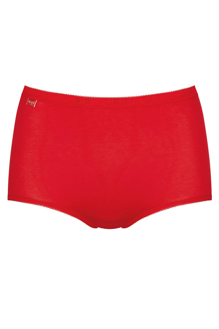 Sloggi Basic+ Red Mix 3-Pack Maxi Briefs 10028378 M005 - Shirley Allum Boutique