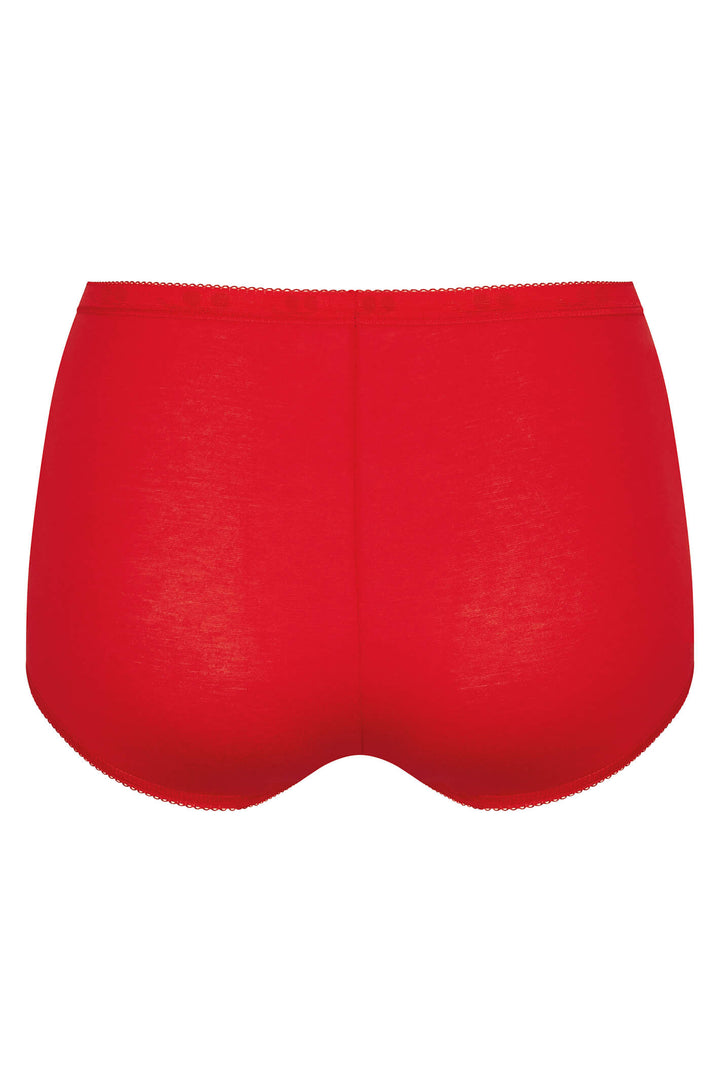 Sloggi Basic+ Red Mix 3-Pack Maxi Briefs 10028378 M005 - Shirley Allum Boutique