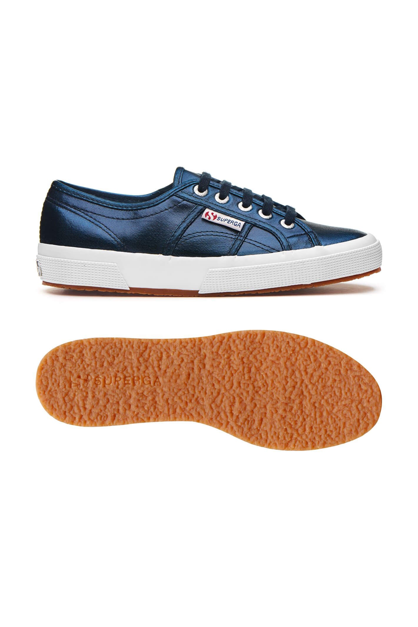 Superga hotsell blue metallic